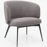 Fauteuil Design Courbé Tapissé Style Contemporain - Opreh image 7