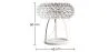 Lampe de Table - Lampe de Salon à Boutons en Cristal - Grande - Savoni image 7