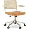 Chaise de Bureau en Rotin - Pivotante - Goner image 7