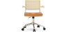 Chaise de Bureau en Rotin - Pivotante - Goner image 7