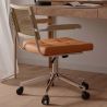 Chaise de Bureau en Rotin - Pivotante - Goner image 7
