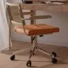 Chaise de Bureau en Rotin - Pivotante - Goner image 7