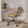 Chaise de Bureau en Rotin - Pivotante - Goner image 7