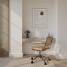 Chaise de Bureau en Rotin - Pivotante - Goner image 7