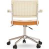 Chaise de Bureau en Rotin - Pivotante - Goner image 7