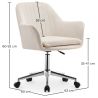 Chaise de bureau pivotante avec accoudoirs - Lumby image 7