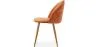 Chaise de Salle à Manger - Revêtue de Velours - Dossier avec Motif - Evelyne image 7