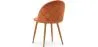 Chaise de Salle à Manger - Revêtue de Velours - Dossier avec Motif - Evelyne image 7