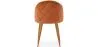 Chaise de Salle à Manger - Revêtue de Velours - Dossier avec Motif - Evelyne image 7