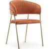 Chaise de salle à manger - Revêtue de velours - Gruna image 7