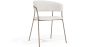 Chaise de salle à manger en Bouclette Fausse Fourrure Tapissée - Boucles Blanches - Gruna image 7