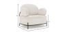 Fauteuil design - Revêtu de tissu bouclé - Baman image 7