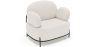 Fauteuil design - Revêtu de tissu bouclé - Baman image 7
