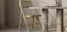  Chaise pliante en bois et rotin pour salle à manger - Umbra image 7