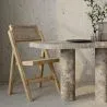 Chaise pliante en bois et rotin pour salle à manger - Umbra image 7