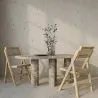 Chaise pliante en bois et rotin pour salle à manger - Umbra image 7