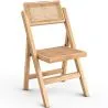  Chaise pliante en bois et rotin pour salle à manger - Umbra image 7