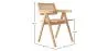 Chaise de salle à manger en rotin canné - avec accoudoirs - Kane image 7
