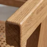 Chaise de salle à manger en rotin canné - avec accoudoirs - Kane image 7