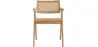 Chaise de salle à manger en rotin canné - avec accoudoirs - Kane image 7