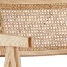 Chaise de salle à manger en rotin canné - avec accoudoirs - Kane image 7