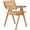 Chaise de salle à manger en rotin canné - avec accoudoirs - Kane image 7