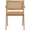 Chaise de salle à manger en rotin canné - avec accoudoirs - Kane image 7