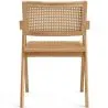 Chaise de salle à manger en rotin canné - avec accoudoirs - Kane image 7