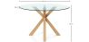Table à manger ronde - 120CM - Verre  - Tauwa image 7