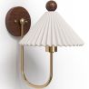 Lampe Murale en Or Vieilli - Applique Vintage - Leig image 7