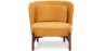 Fauteuil rembourré en velours et bois - Brina image 7