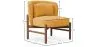 Fauteuil rembourré en velours et bois - Brina image 7
