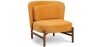 Fauteuil rembourré en velours et bois - Brina image 7