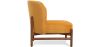 Fauteuil rembourré en velours et bois - Brina image 7