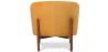 Fauteuil rembourré en velours et bois - Brina image 7