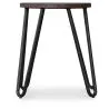 Tabouret Hairpin - 42cm - Bois foncé et métal image 7