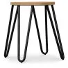 Tabouret Hairpin - 42cm - Bois clair et métal image 7