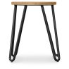 Tabouret Hairpin - 42cm - Bois clair et métal image 7