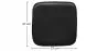 Coussin pour tabouret carré - simili cuir - Stylix image 7