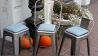 Coussin pour tabouret carré - simili cuir - Stylix image 7