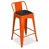 Coussin pour tabouret carré - simili cuir - Stylix image 7