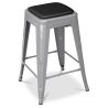 Coussin pour tabouret carré - simili cuir - Stylix image 7