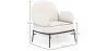 Fauteuil de Designer - Revêtu de Tissu Bouclé - Alia image 7