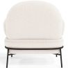Fauteuil de Designer - Revêtu de Tissu Bouclé - Alia image 7