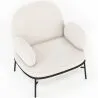 Fauteuil de Designer - Revêtu de Tissu Bouclé - Alia image 7