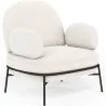 Fauteuil de Designer - Revêtu de Tissu Bouclé - Alia image 7