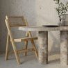 Lot de 2 chaises de salle à manger en rotin Canage et bois - Umbra image 7