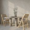 Lot de 2 chaises de salle à manger en rotin Canage et bois - Umbra image 7