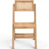 Lot de 2 chaises de salle à manger en rotin Canage et bois - Umbra image 7