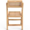 Lot de 2 chaises de salle à manger en rotin Canage et bois - Umbra image 7